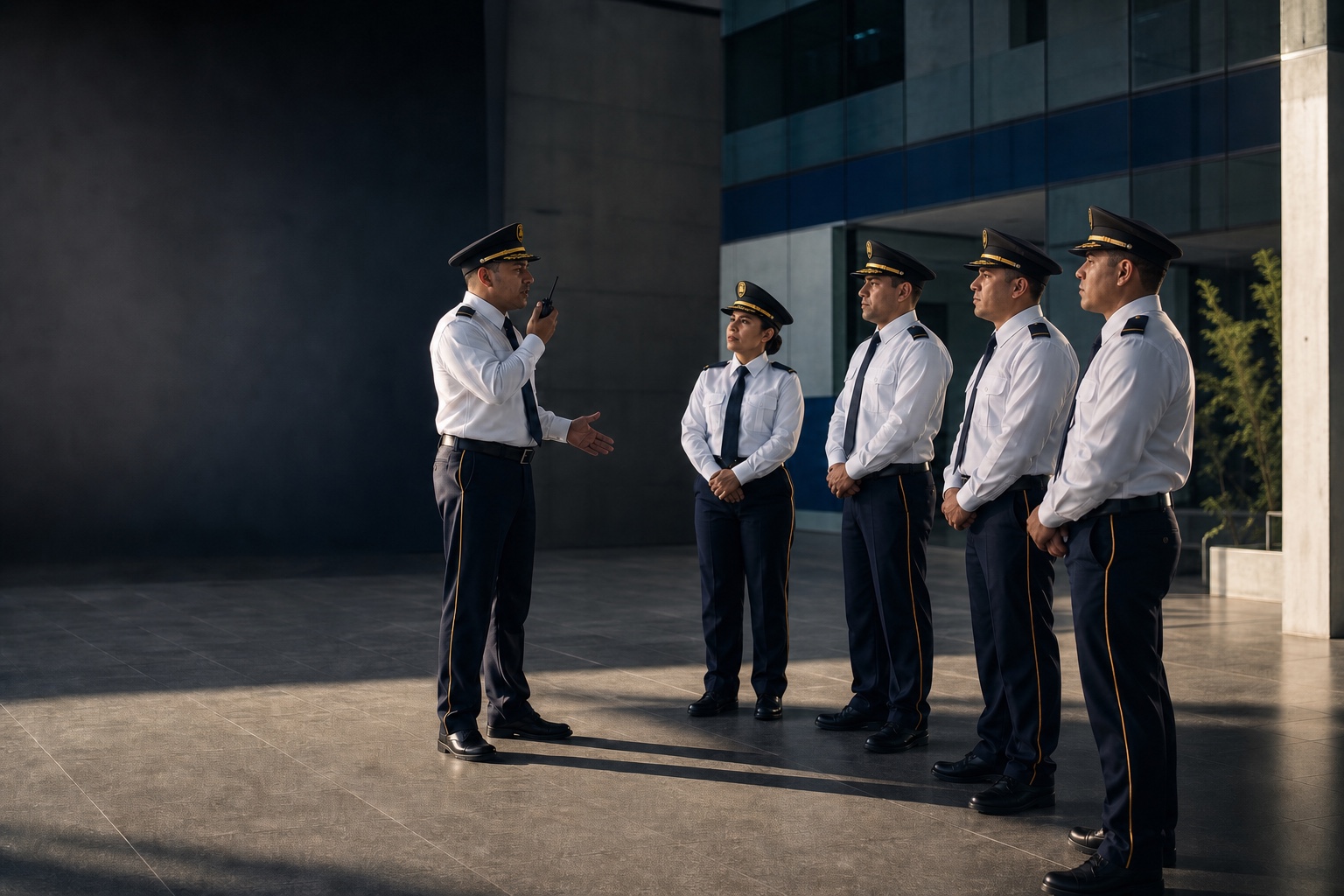 Equipo CPI durante una formación operativa con uniforme institucional
